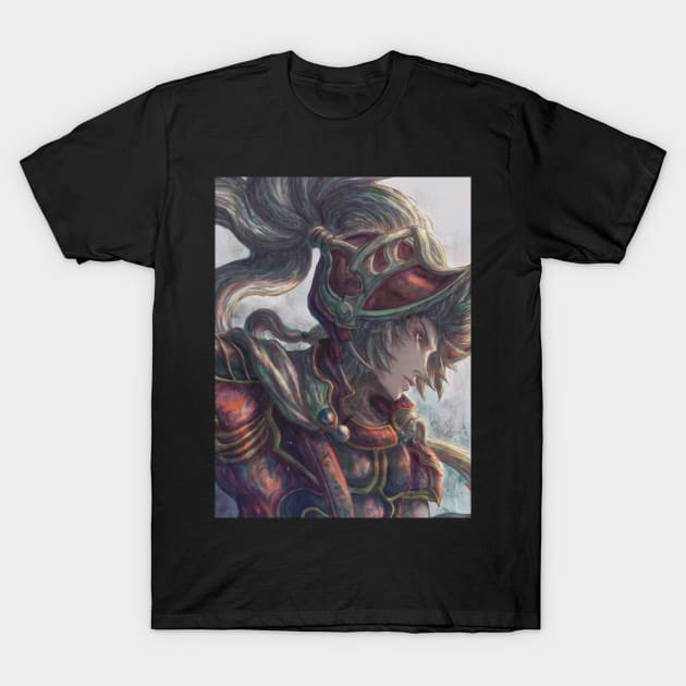 Onion Knight FF3 T-Shirt by AshnoAlice